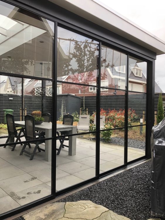 Steellook Glazen Vaste Wand | Zeeland Tuinmaterialen BV